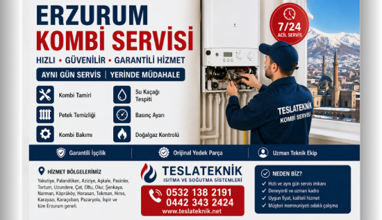 Erzurum Kombi Tamircisi | Hızlı ve Güvenilir Kombi Servisi Rehberi